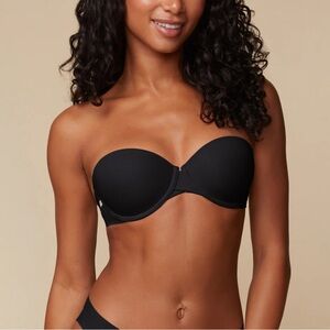 Harper Wilde The Flex Strapless Bra Black Size 36DD NWT